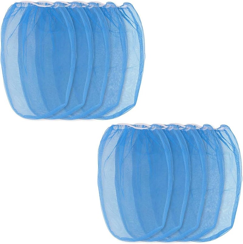 Blue Small Paint Strainer Bags Pack of 10 Fine Net Filters for Gardening and Multipurpose Use - Image 1
